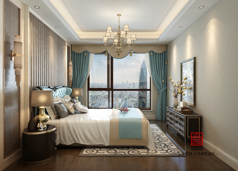 新源燕府550平新古典設(shè)計效果圖