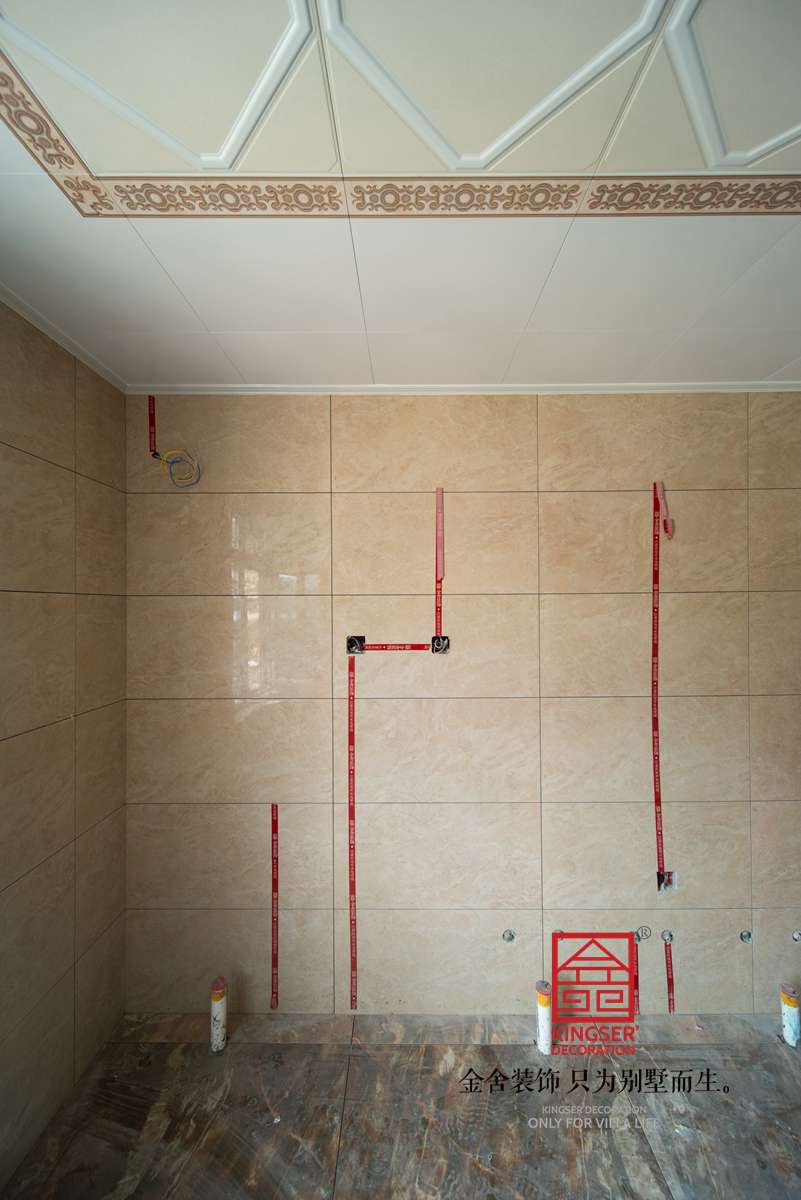 保利西山林語400平油工施工現場