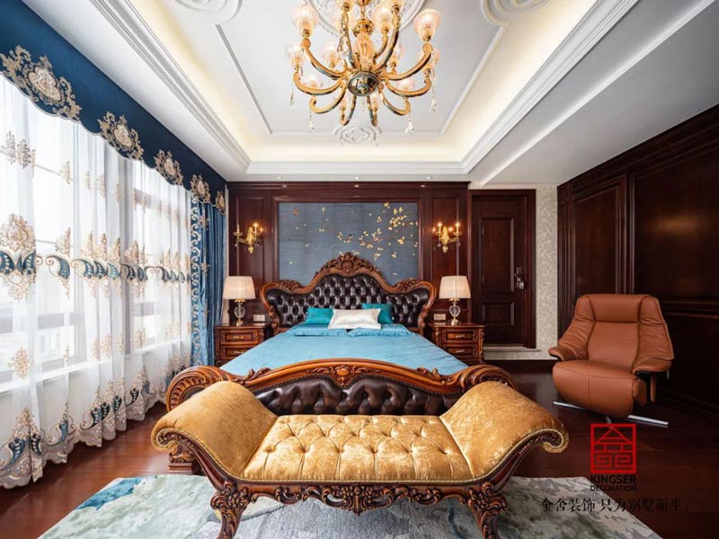 西山林語別墅裝修540㎡歐式風格實景圖