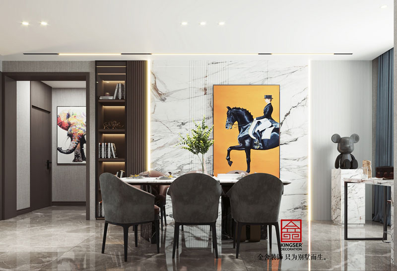 華彩唐人街134平米簡(jiǎn)約風(fēng)格餐廳設(shè)計(jì)效果圖