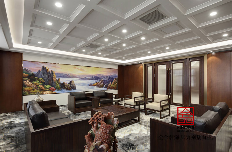 工裝案例-五合地產(chǎn)公司裝修2000平米中式風(fēng)格實(shí)景圖