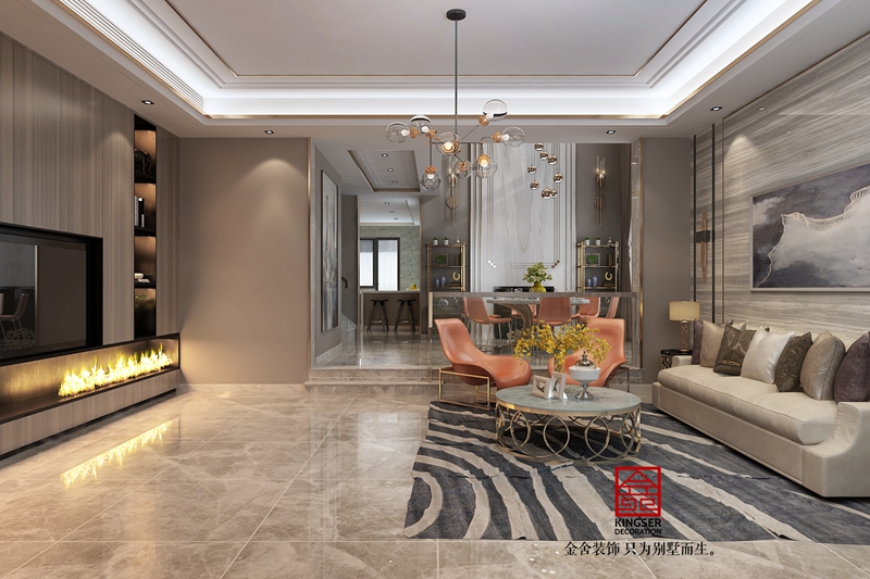 御湯墅-港式風格-裝修效果圖