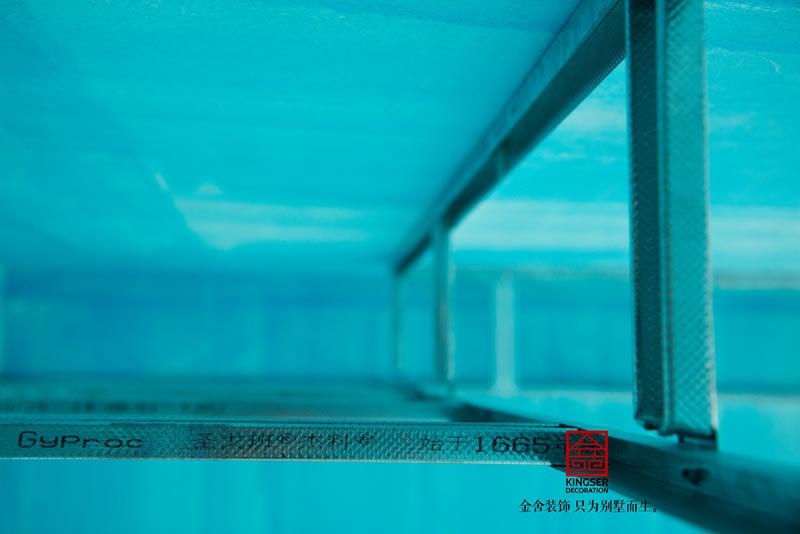 中冶德賢公館140平米裝修施工木工階段