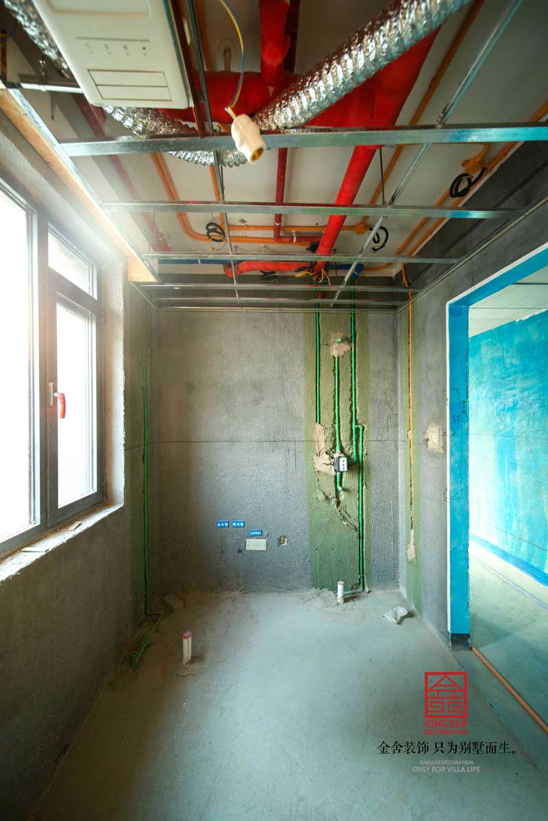 融創(chuàng)中心裝修工地木工階段