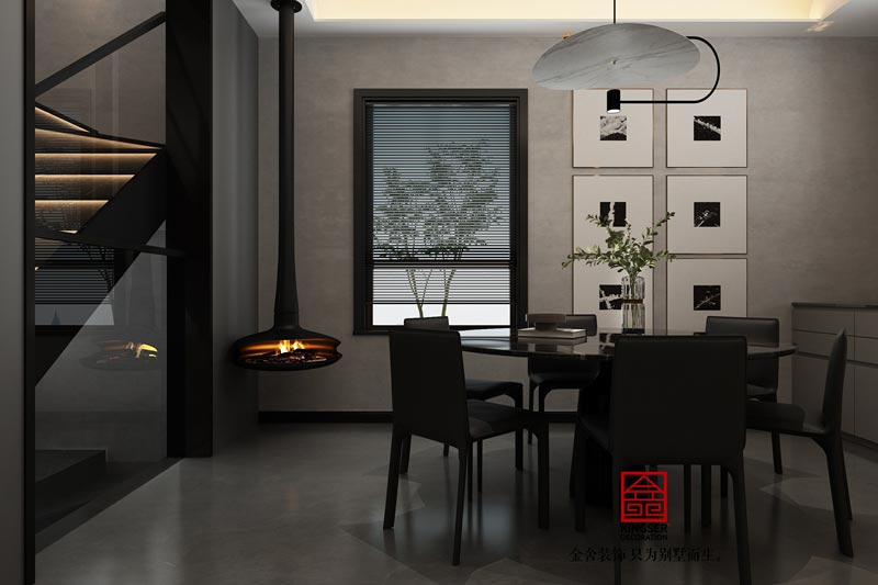 衡水南苑別墅裝修-現代風格-效果圖