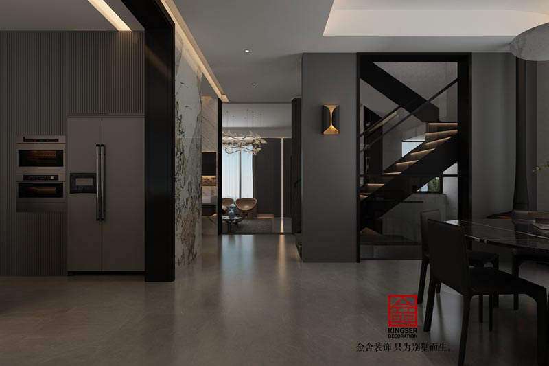 衡水南苑別墅裝修-現代風格-效果圖