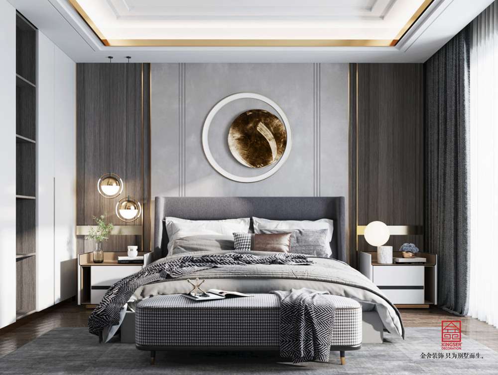 中央云著169平米裝修-現代簡約-臥室