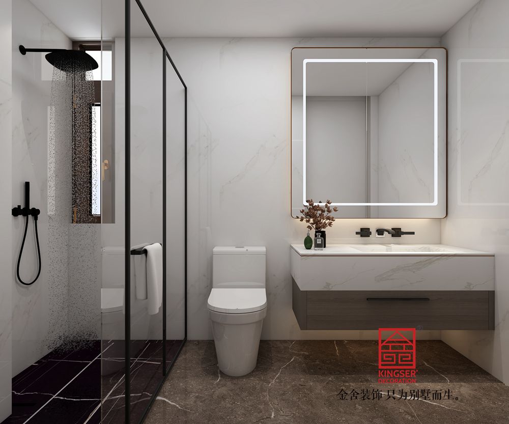 大者別墅350平米裝修-簡(jiǎn)美風(fēng)格-衛(wèi)生間