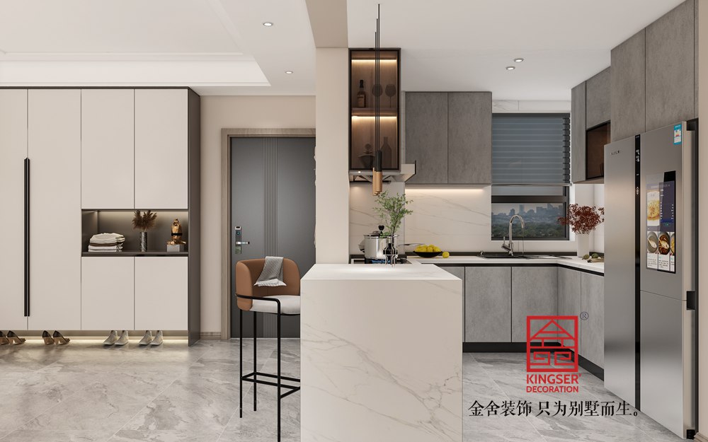 天山熙湖二期91平米-現(xiàn)代極簡風(fēng)格-餐廳