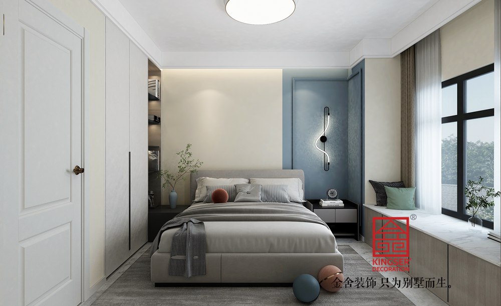天山熙湖二期91平米-現(xiàn)代極簡風(fēng)格-臥室