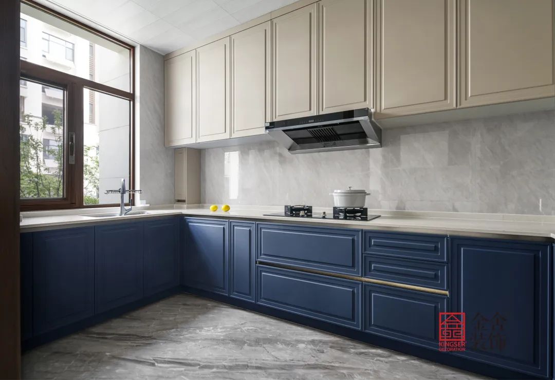 乾園燕熙臺360平米新中式風(fēng)格裝修-廚房