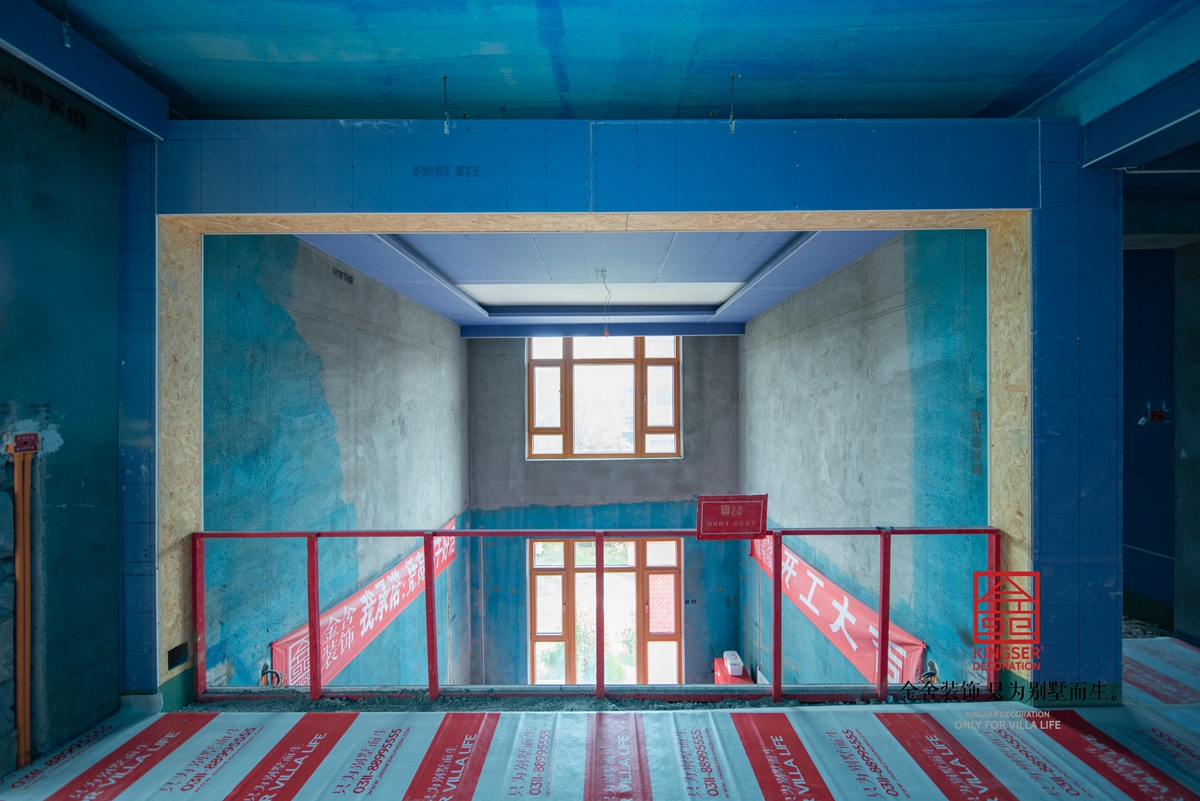 上山間350平木工裝修施工現場