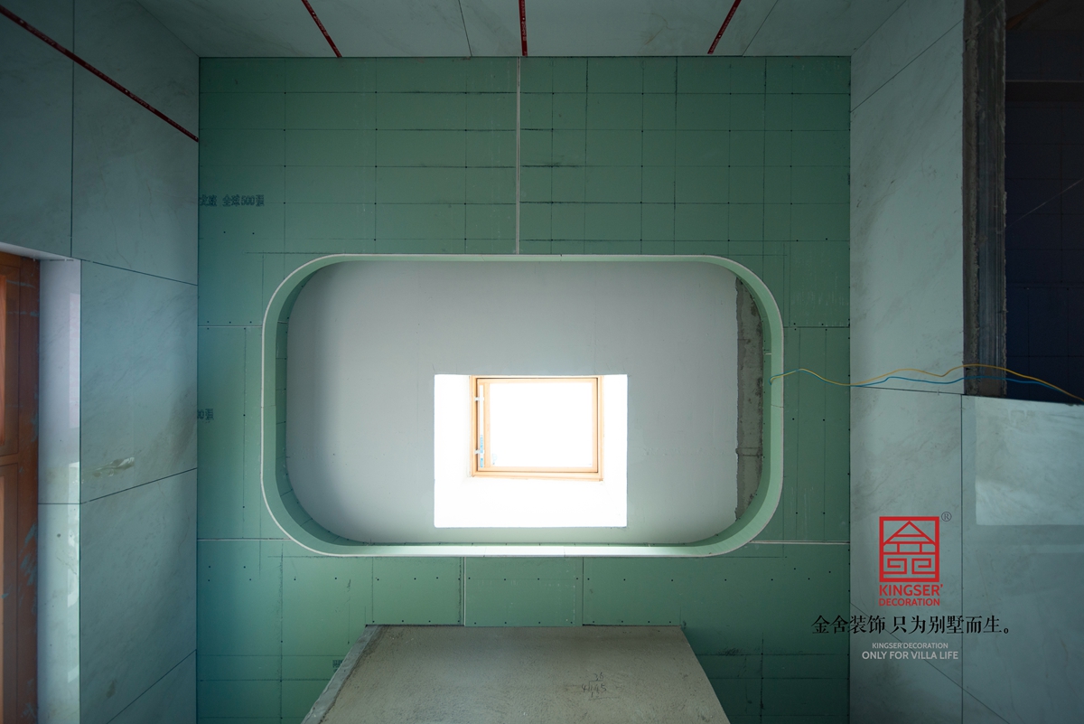 上山間350平木工裝修施工現場