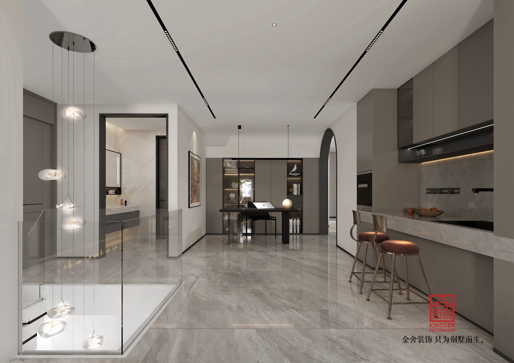 正基九辰270平米現(xiàn)代風格裝修-廚房