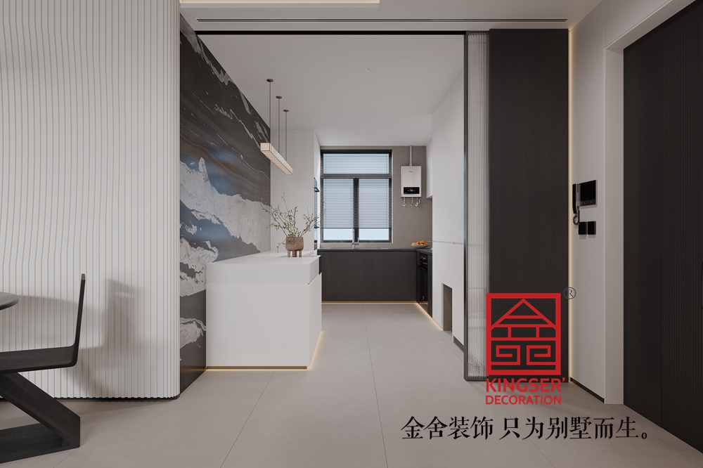 國仕山130平米現代簡約風格裝修-客廳