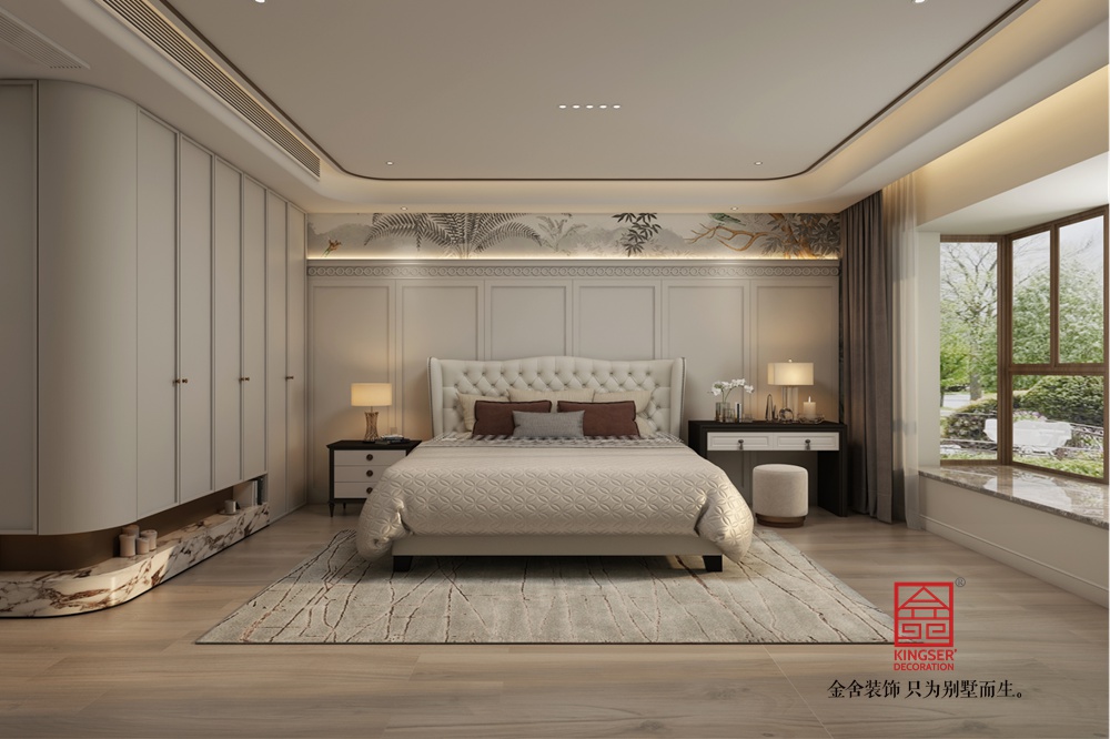 恒大華府280平米現代輕奢風格裝修-臥室