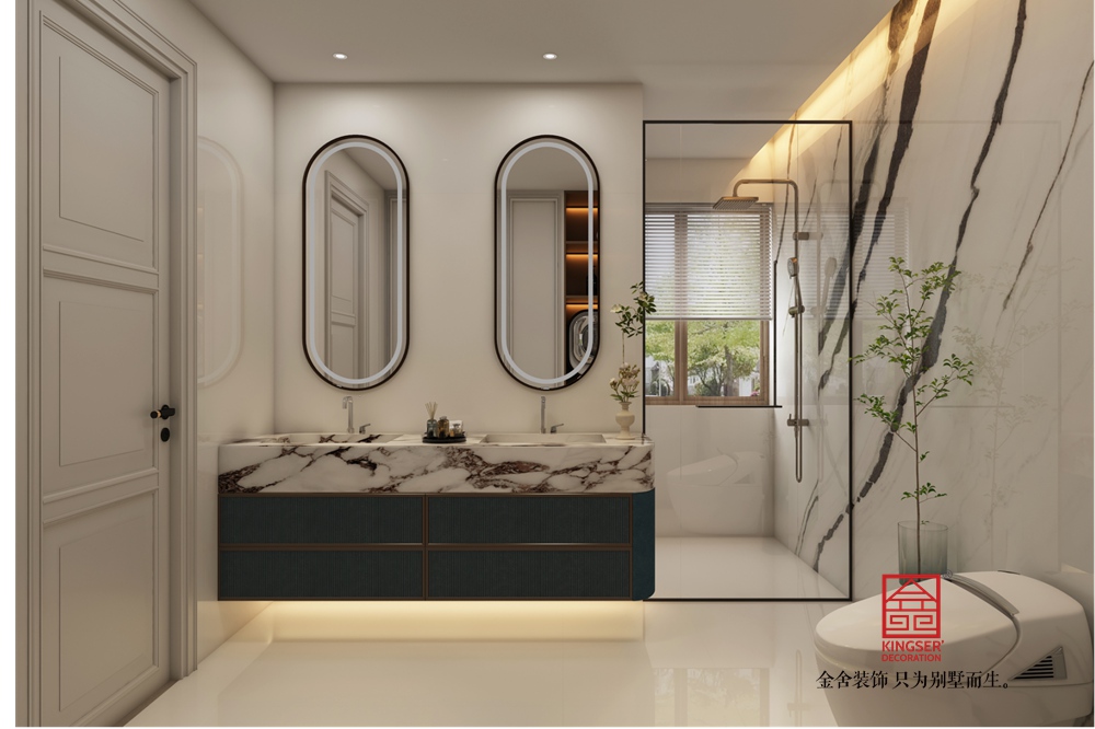 恒大華府280平米現代輕奢風格裝修-衛生間