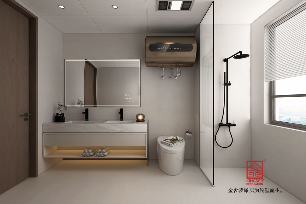 瑞凝府168平米現代簡約風格裝修-衛生間