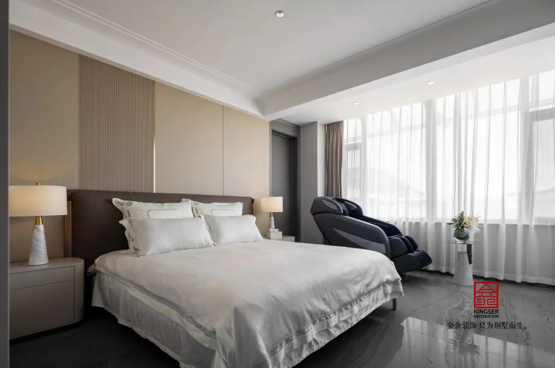 大者別墅400平米輕奢風格裝修-臥室