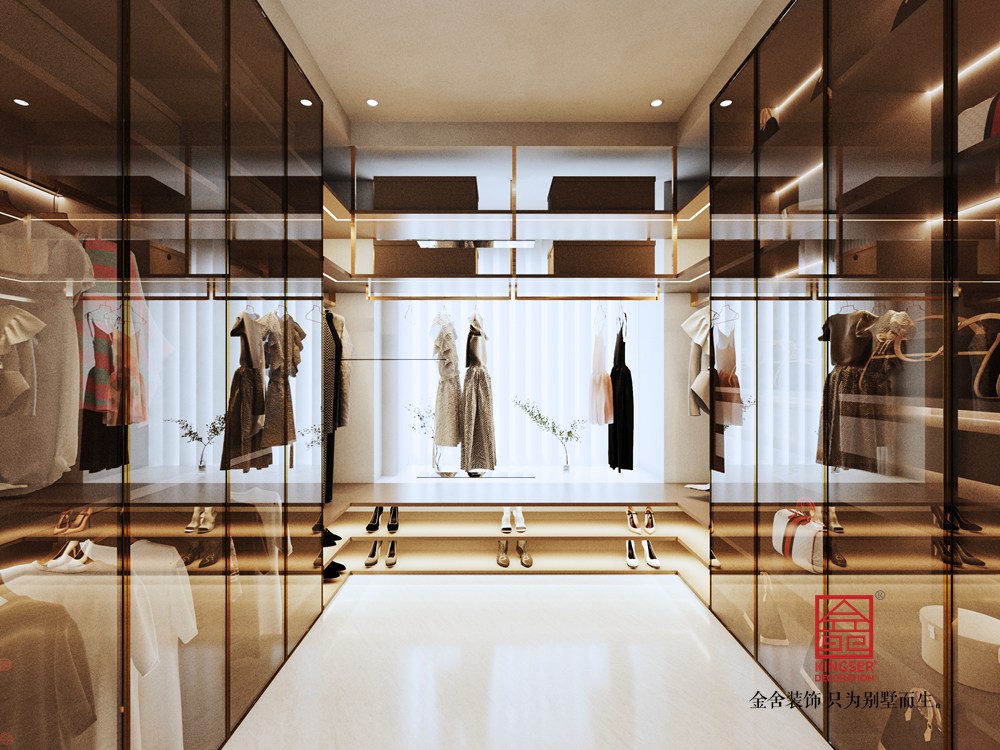 恒大華府330平米現(xiàn)代風(fēng)格裝修-衣帽間
