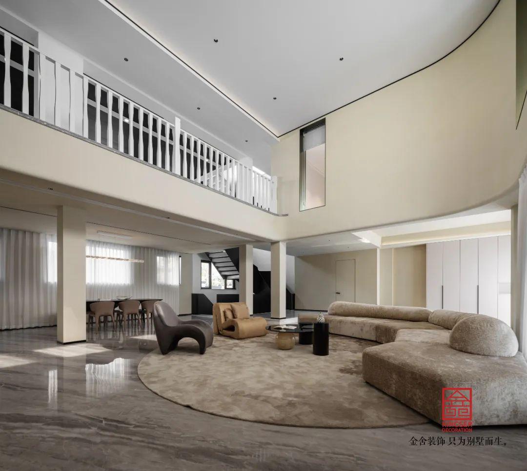 碧桂園桃園里800平米意式風格裝修-客廳