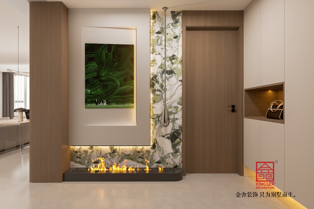 錦江府153平米現代簡約風格裝修-門廳