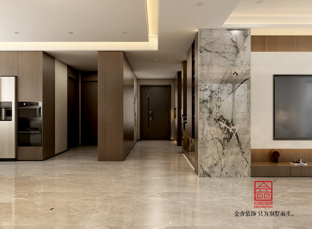 瑞凝府185平米現代輕奢風格裝修-門廳