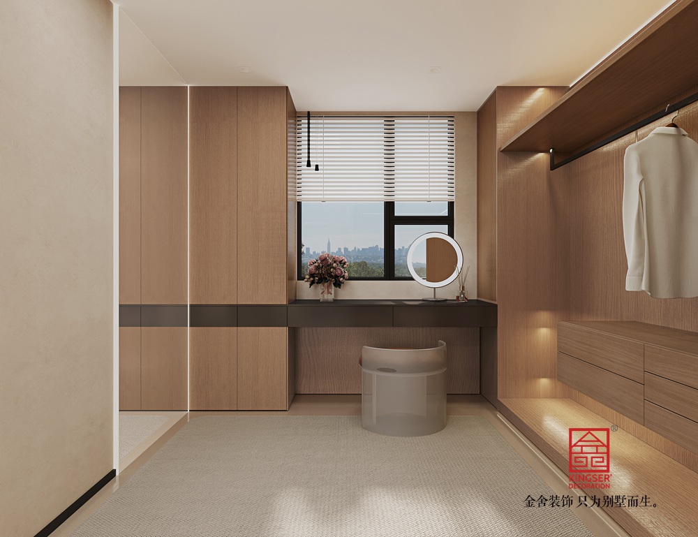 維多利亞五期211平米原木風格裝修-衣帽間